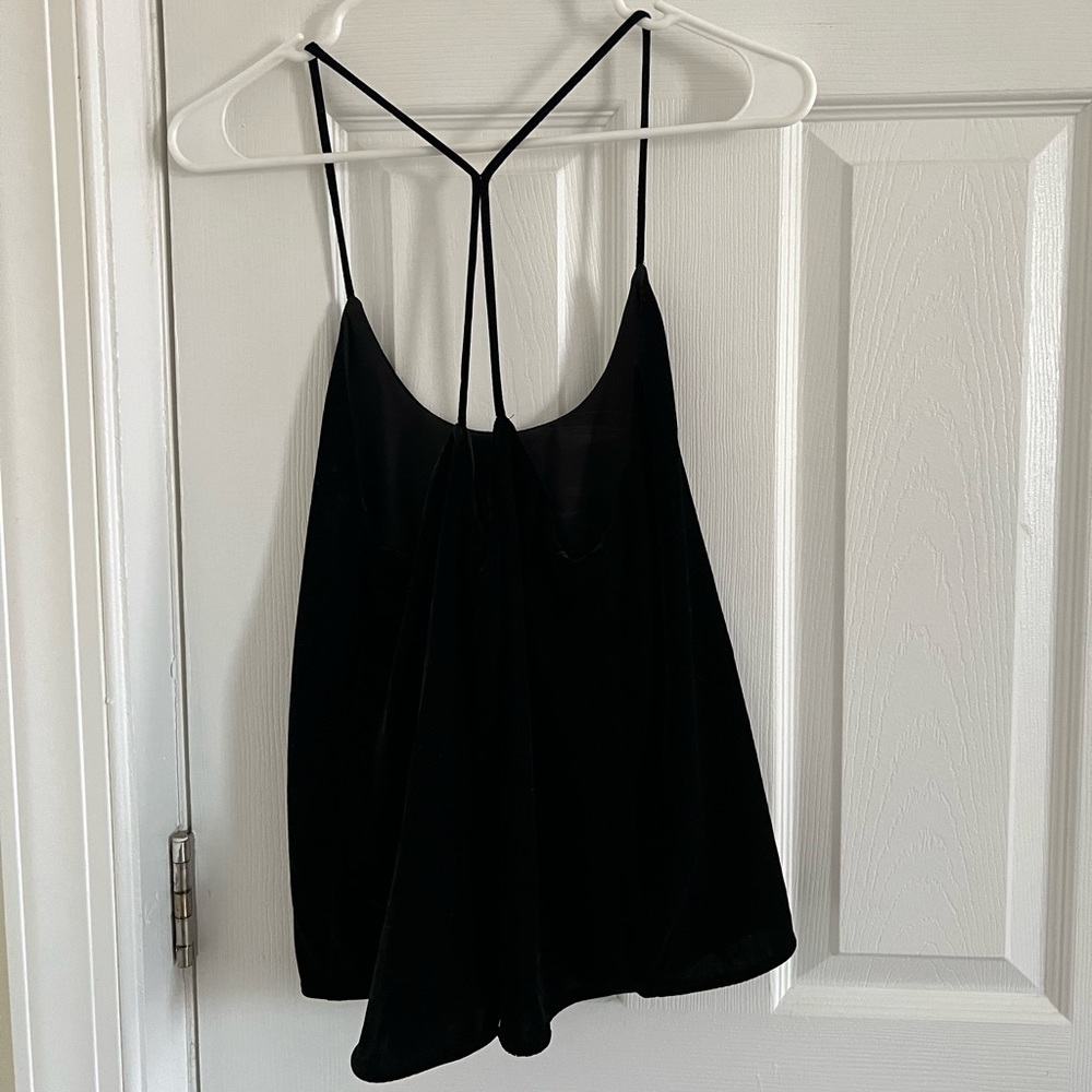 ZARA velvet camisole blouse. Brand new with tags.